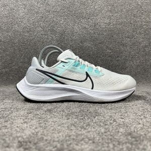 Nike Air Zoom Pegasus 38 CW7358-102 Womens Sz 8.5 White Green Running Shoes Used